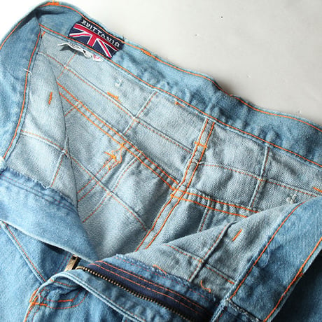 Patchwork Denim Pants