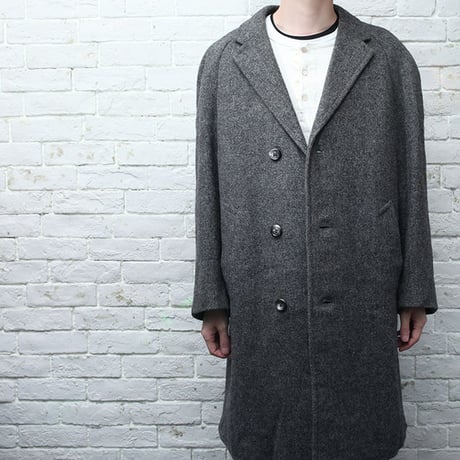 Harris Tweed Wool Coat