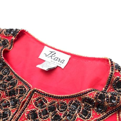 Vintage Silk Jacket with Sequins