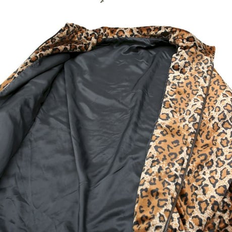 Leopard Pattern Velour Jacket