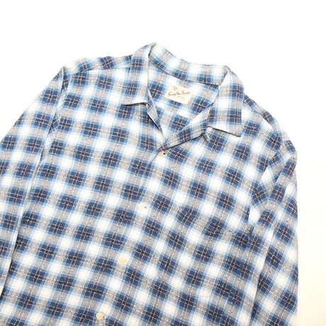 60s Sandy Mac Donald Open Collar Rayon Shirt