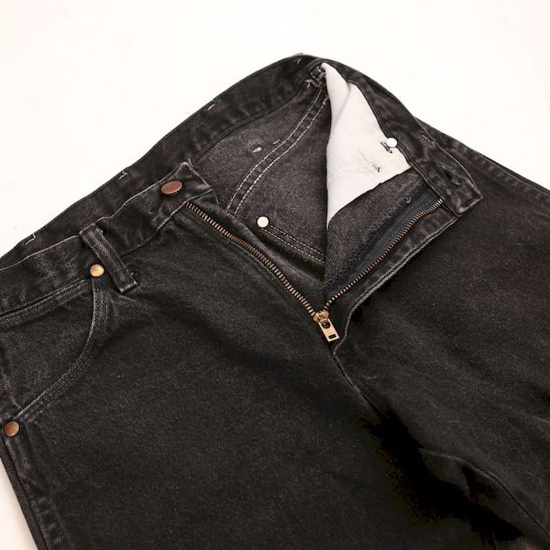 Wrangler 13MWZWK Black Denim Pants | Strato