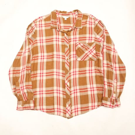 Rayon Checked Pattern Shirt