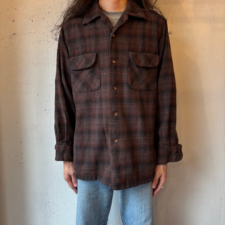 60s Pendleton Plaid Loop Shirt
