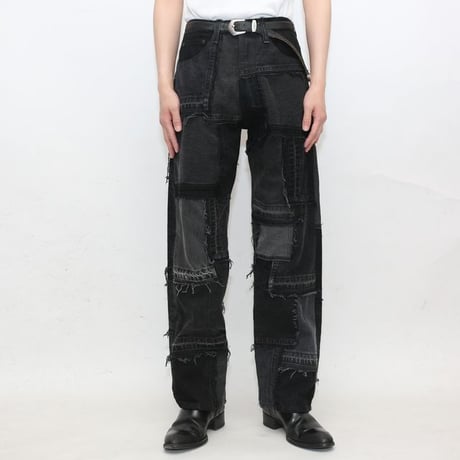 Levi's Patchwork Remake Black Denim Pants