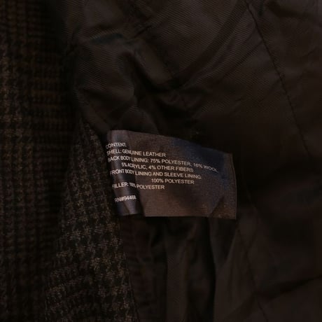 Perry Ellis Black Lambskin Jacket