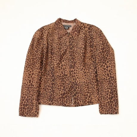 Leopard Silk Jacket