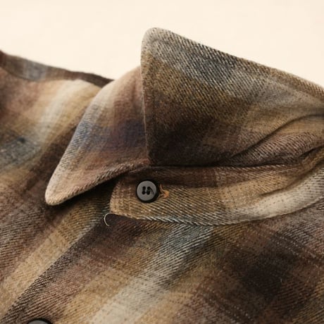 Ombre Plaid Quilting Lined Jacket