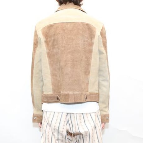 Suede Leather Trucker Jacket