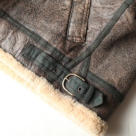 B-3 Mouton Leather Jacket