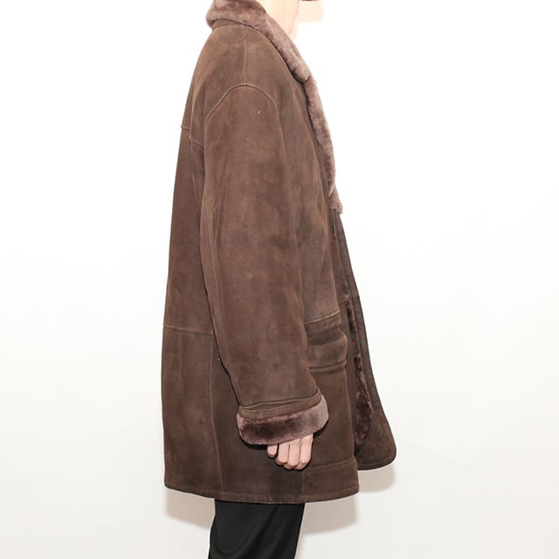 ´s vintage Made in ITALY Shearling mouton coat イタリア製