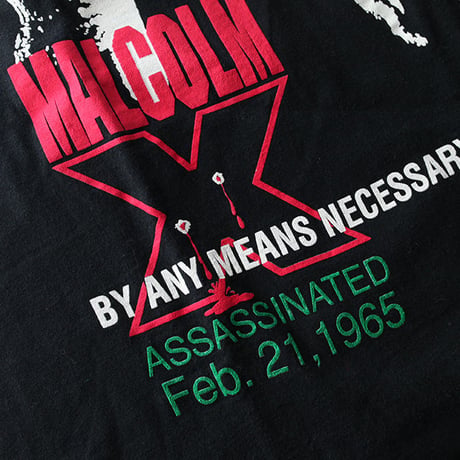 マルコムX Tシャツ Malcom X T-Shirt