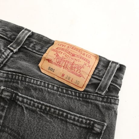 Levi's 501 Black Denim Pants