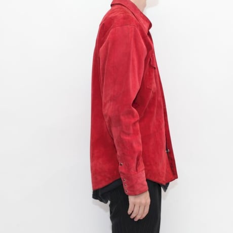 Suede Leather Western Shirt