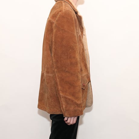 Schott Suede Boa Jacket