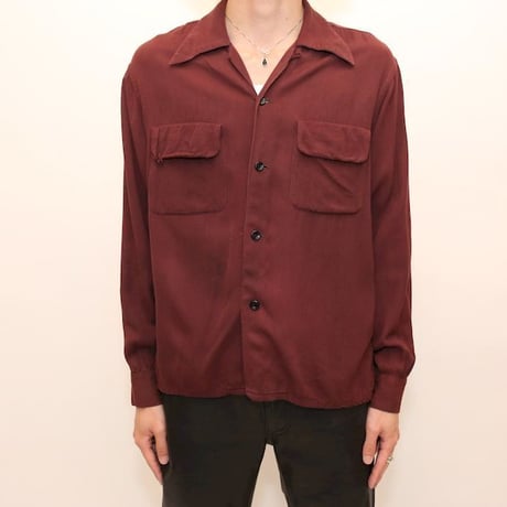 40's Truval Rayon L/S Shirt