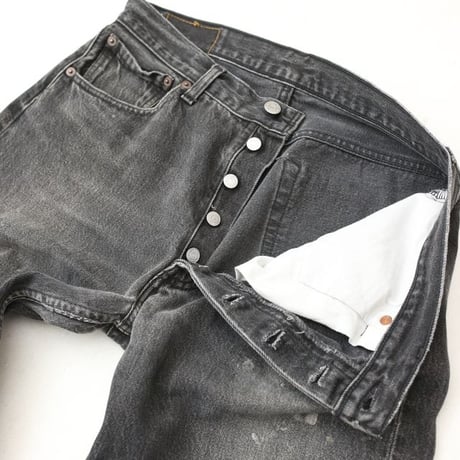 90s Levi's 501 Black Denim Pants MADE IN CANADA