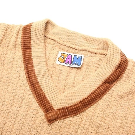 V-Neck Wool Knit Sweater