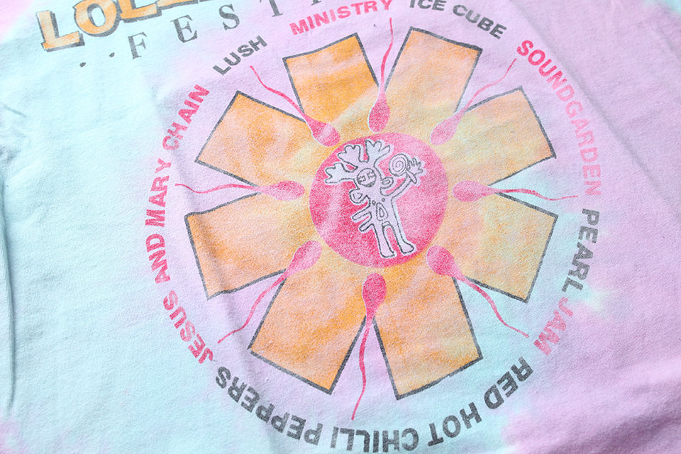 lollapalooza Tシャツ　白　レッチリ　ロラパルーザ 古着屋 GREEN HEAVEN 音楽Tシャツ ページ