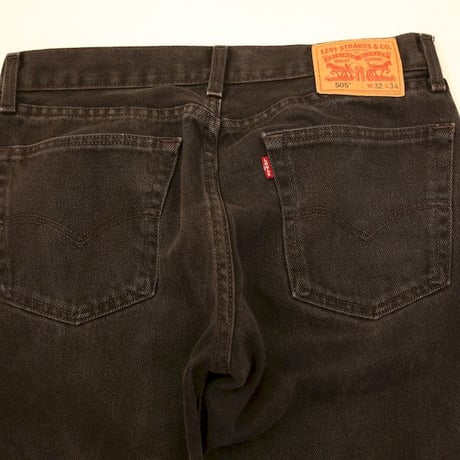 Levi's 505 Black Denim Pants