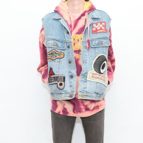 Patch Custom Denim Vest