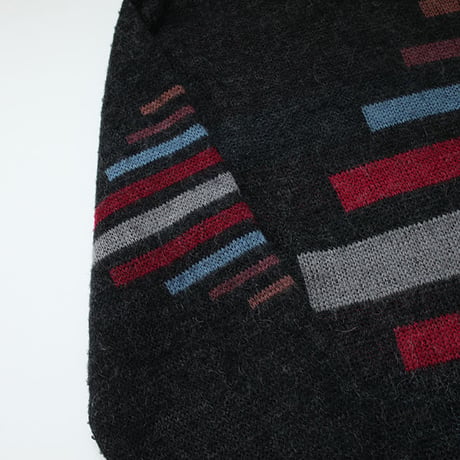 デザインニット モヘア混 Sweater