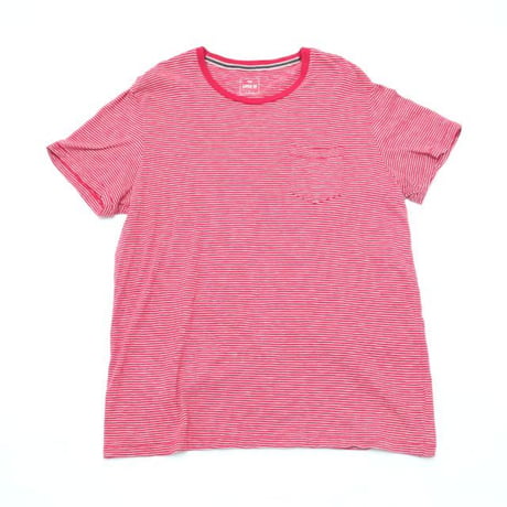 Red × White Border T-Shirt