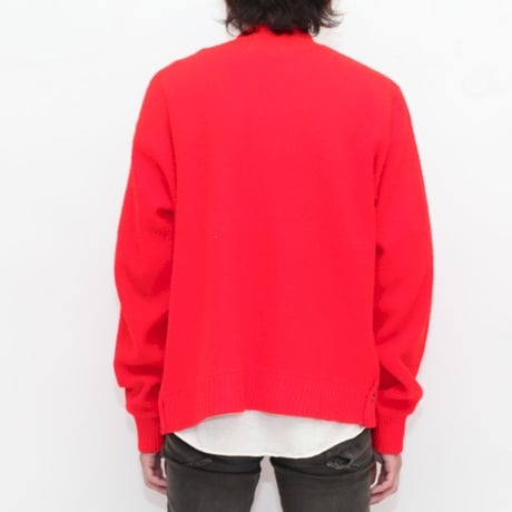 Vintage Acrylic Knit Cardigan