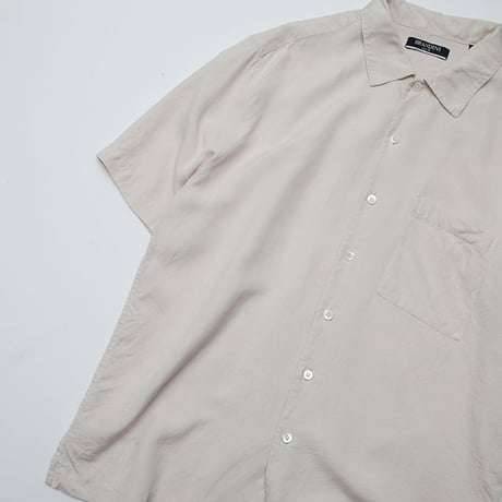 シルク 無地シャツ Silk S/S Shirt