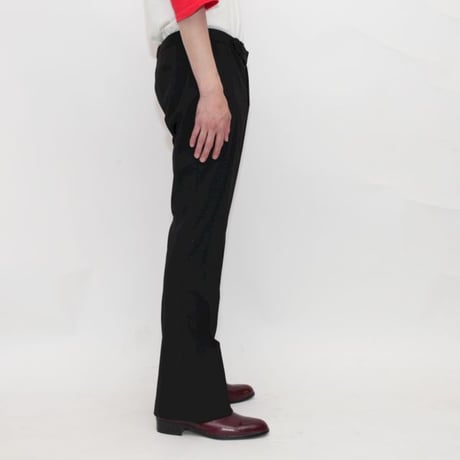 Black Flared Slacks Pants