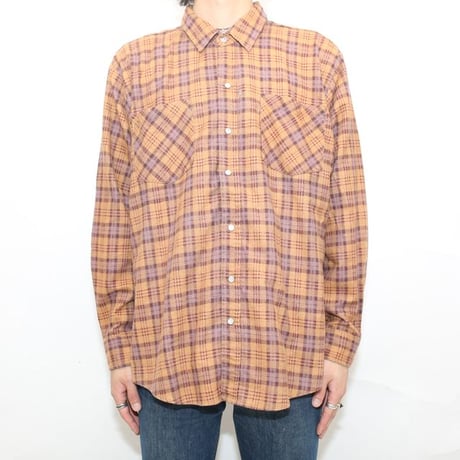 Plaid Print Flannel Shirt