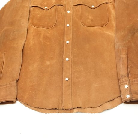 Suede Leather Western Shirt