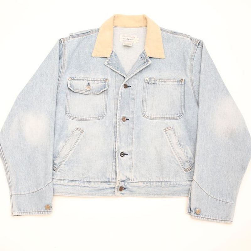 80`s Polo Ralph Lauren Denim Jacket 'Indian Hea