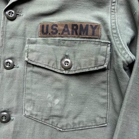 60-70s US.ARMY OG107 Utility Shirt 3rd Model