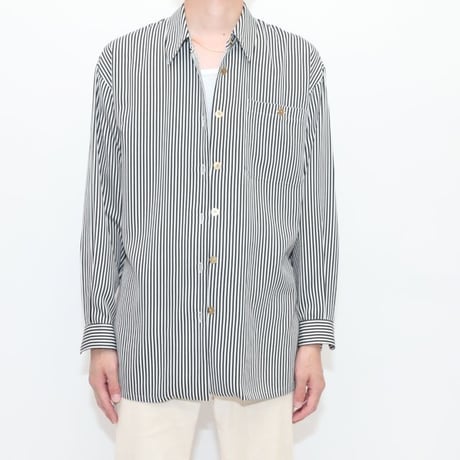 Stripe Pattern L/S Shirt
