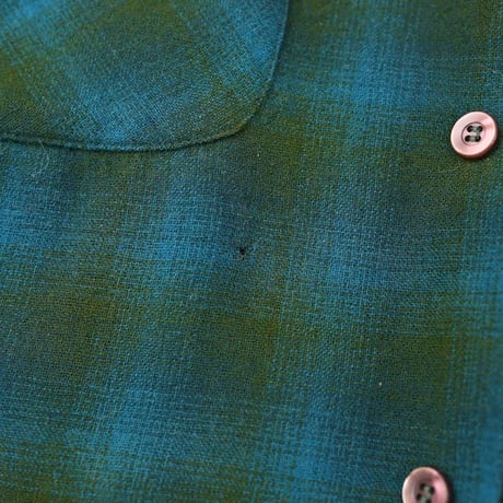 60's Pendleton Open Collared Wool L/S Shirt