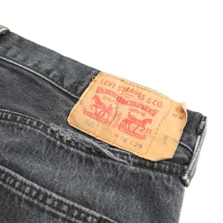 Levi's 501 Black Denim Pants