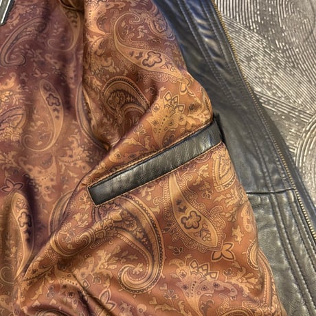 Via Nuova Pelle Stand Collared Leather Jacket
