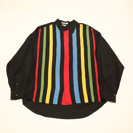 Silk Stripe L/S Shirt