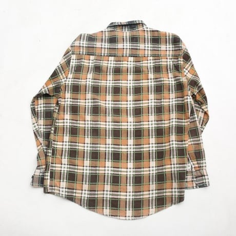 Plaid Print Flannel Shirt