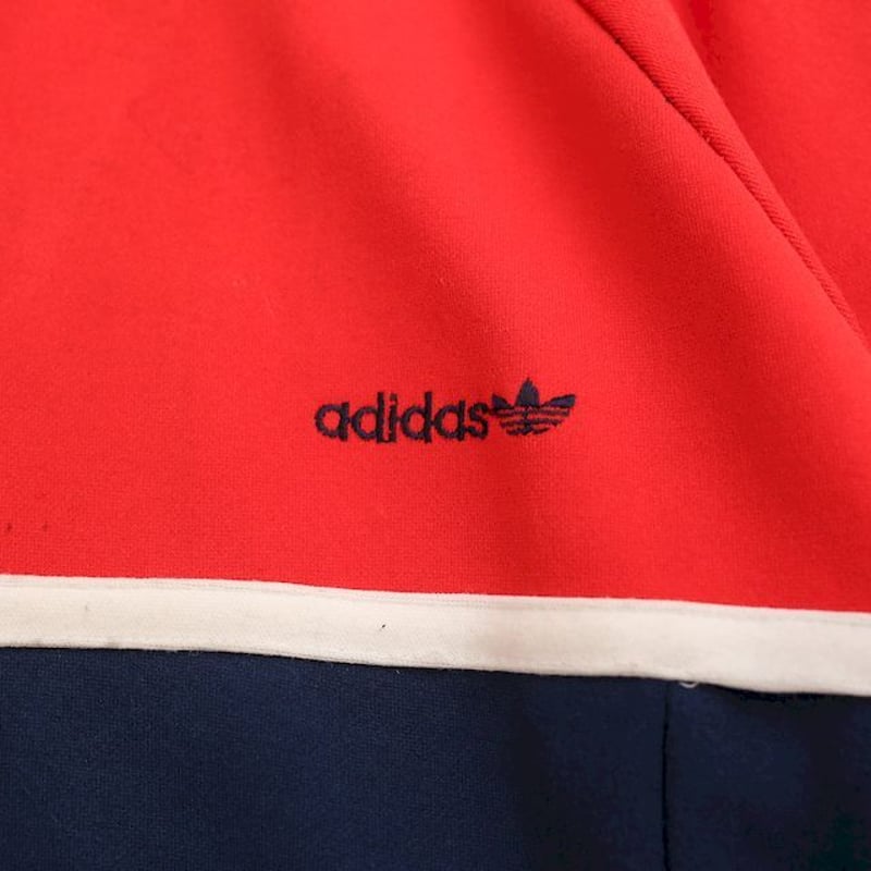 Adidas track top red cheap