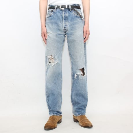 90s Levi's 501 Damage Denim Pants MADE IN USA