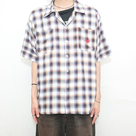 Open Collar Rayon S/S Shirt