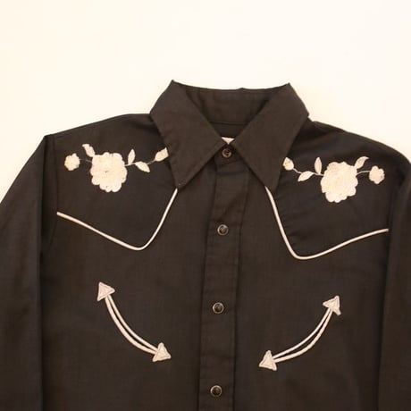 Wrangler Black Western Shirt