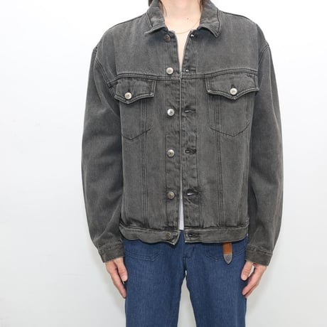 Black Denim Trucker Jacket