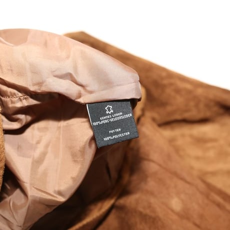 Suede Leather Flared Pants