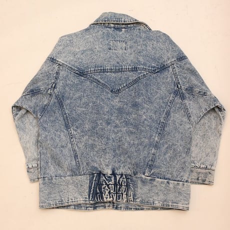 80's Stefano Sportswear Denim Riders Jacket
