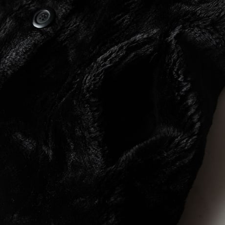 Black Fake Fur Jacket
