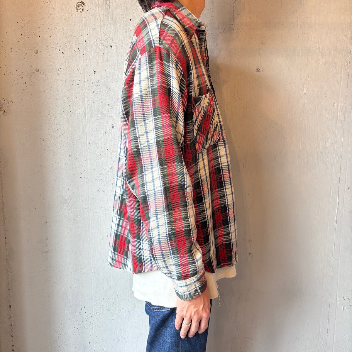 70s BIG MAC Cotton Heavy Flannel Shirt | Strato