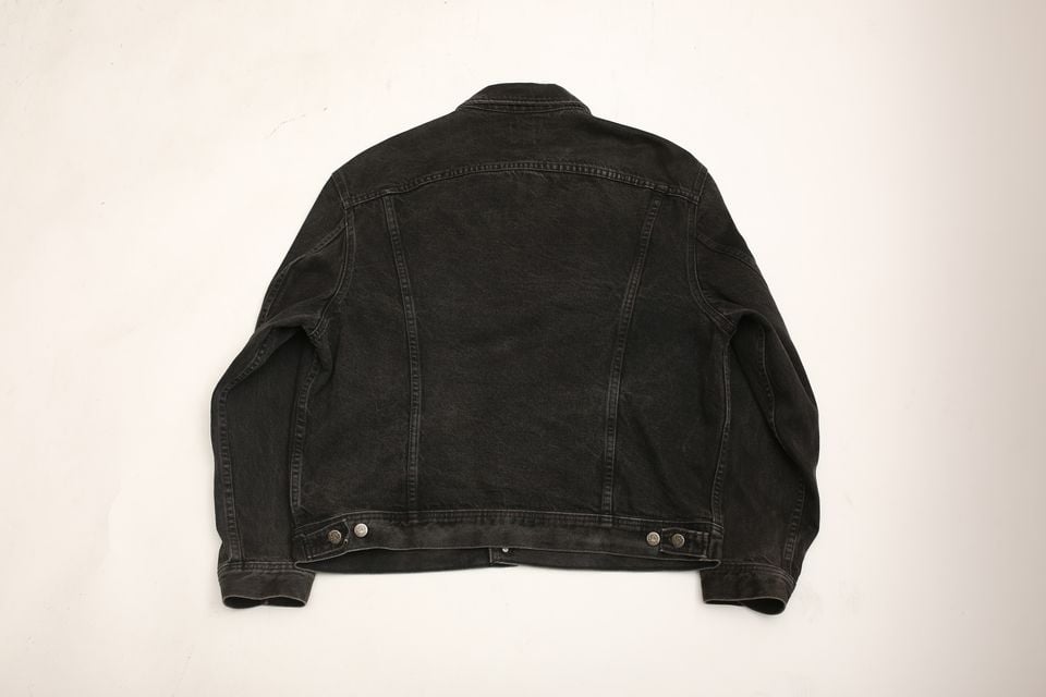 ジャケット・アウター 90s Lee 220J black denim jacket usa XXL 90's 